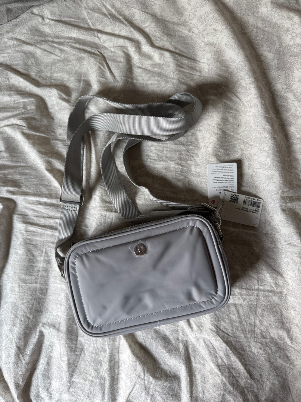 lululemon athletica Light Gray Crossbody Pouch